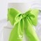 Lime Green Ribbon 4 inch Wide Double-Faced Satin Ribbon for Chair Sashes, Christmas Tree, Large Bows Making, Gift Wrapping, Flower Bouquet, DIY Crafts, Halloween Decor-10 Yards/Roll